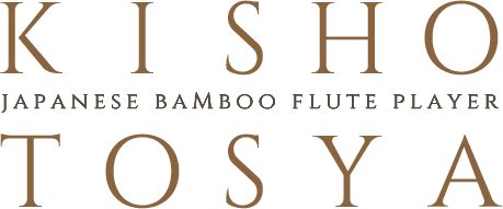 KISHO TOSYA JAPANESE BAMBOO FLUTE PLAYER